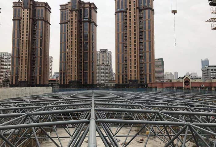 北流螺栓球网架结构